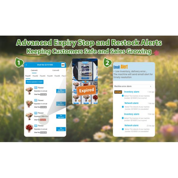 WEIMI Flower Vending Machine with Card Reader: Fresh Flowers Anytime, Easy Payment