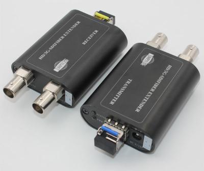 60KM Mini 3G/HD-SDI To Fiber Media Converter With Tally Function 5-12V Receiver 1080P@60HZ