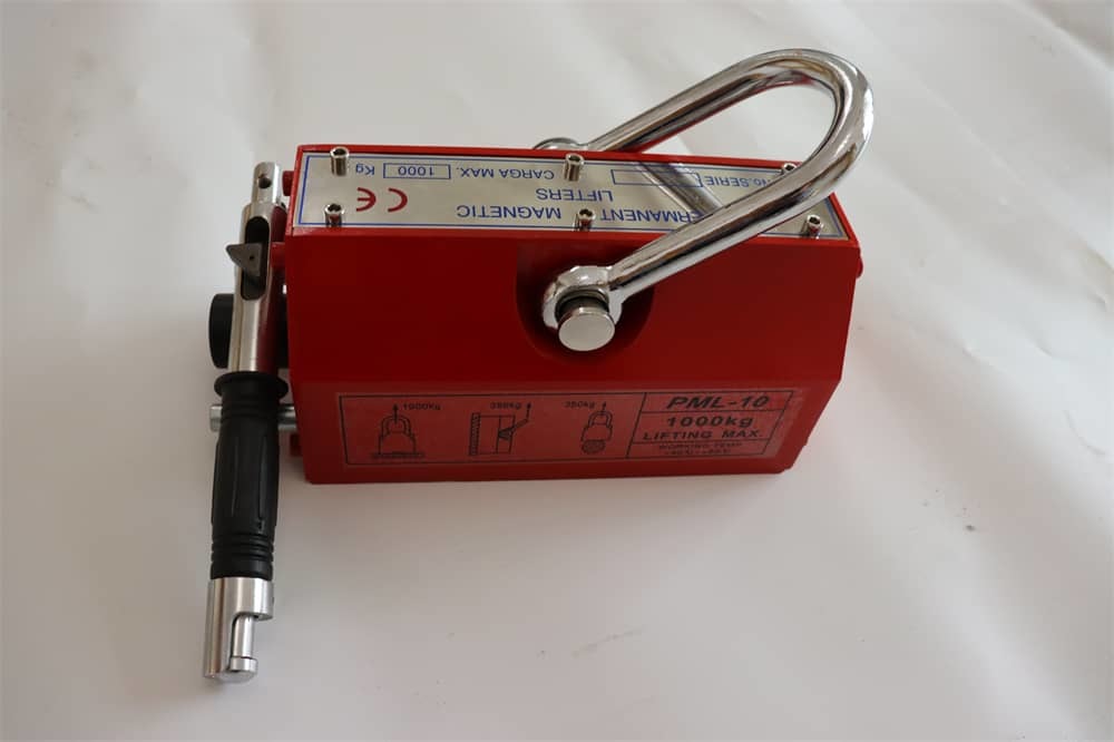 3.5 / 3 / 2.5 / 2 Times Magnet Lifting Device Manual Magnet For Lifting Steel Plate