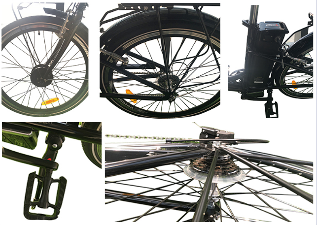 On sale city 6061alloy Pedal Assist Electric Moped Bike Long Duration