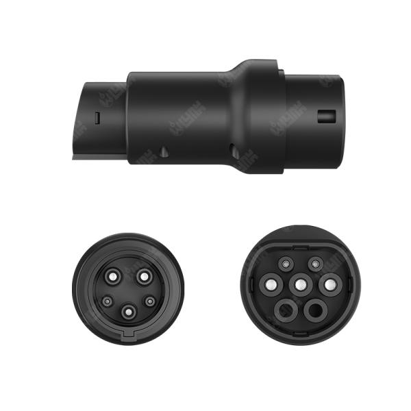 GBT to Type1 EV Charger Converter Adapter Gbt to SAE J1772 32A Adapter for EVSE Charging