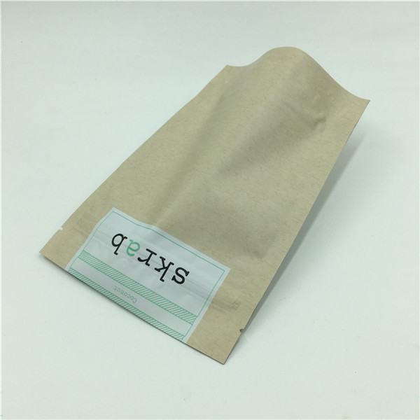 Стойкие серебряные пакеты из фольги с дизайном упаковки Doy для упаковки кофейного скраба