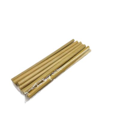 100% Biodegradable Reusable Bamboo Drinking Straws For Smoothie 15cm