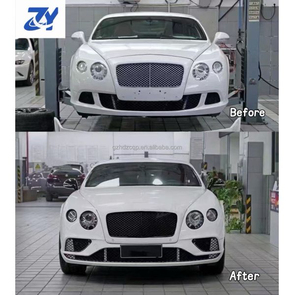 High Quality Car Parts for Bentley 2012-2015 Continental Gt Upgrade 2016-2018 Body Kit Bumpers, Grilles, Fenders