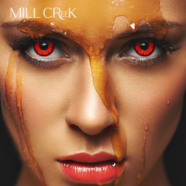 Гидрогель силикона мягких контактных линзов глаза хеллоуина Cosplay сумасшедший покрашенный