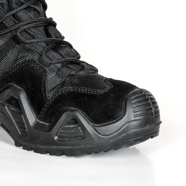 Mesh Lining Material Anti slip Shoes with Lace-up Closure Suede Geniune Leather Upper Army Boots