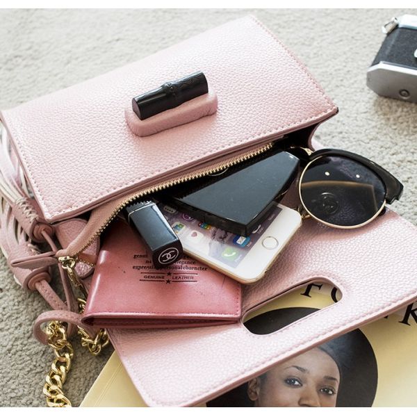 2016 summer new Korean female wild casual fringed shoulder messenger bag tide