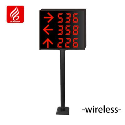 Señales de estacionamiento WBPOA31W3 Guía inalámbrica al aire libre Unidad de accionamiento de pantalla soporte y otras partes IP65