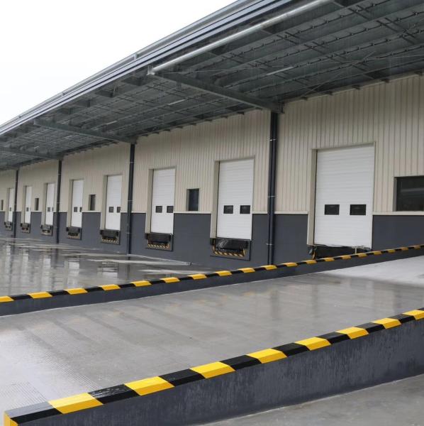 Durable Industrial Sectional Overhead Door In Warehouses Loading Docks Distribution Centers