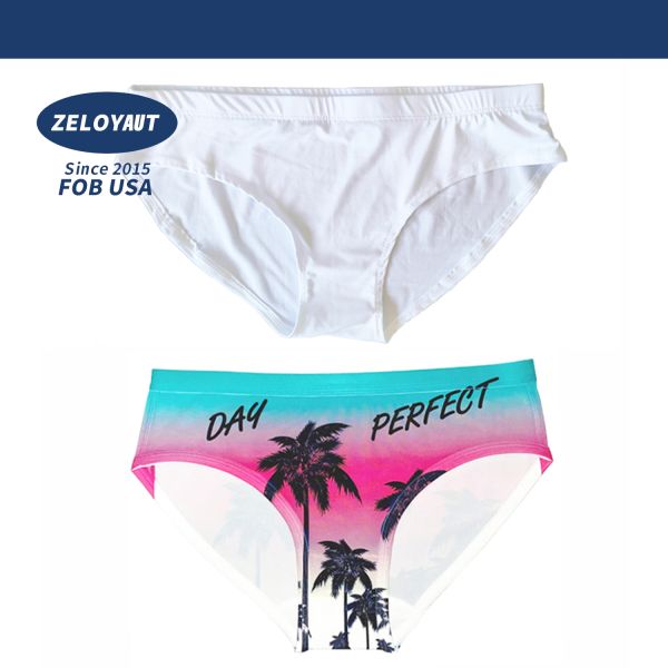 ZELOYAUT  Sublimation Luxury High Quality Comfortable Women's Panties Underwear for Women Waist Underwear