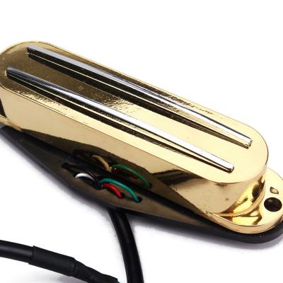 Gold Dual Hot Rail Humbucker Ceramic Magnet For TL Gibson Cigar Box Guitar