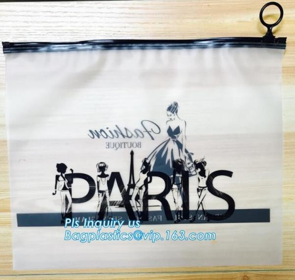 PET LD PE plastic pouch Slider zipper bag, Slider Zipper PVC Bag For Stationary, customized size and design PE plastic s