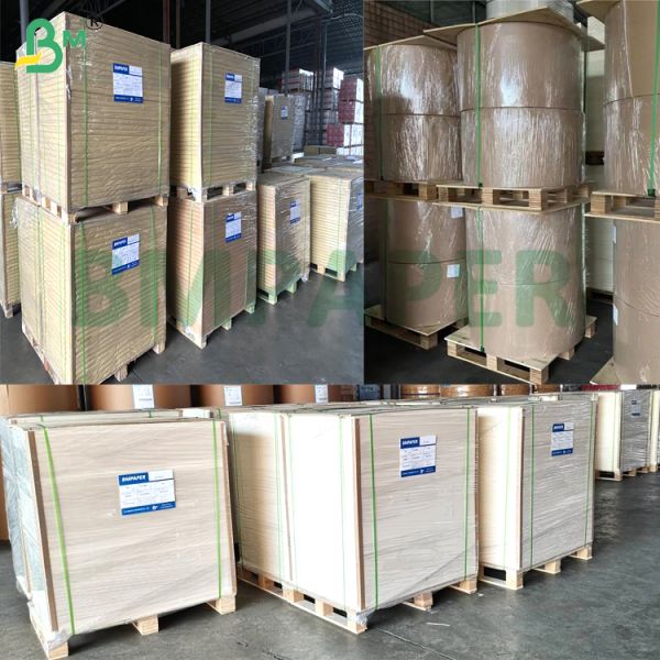 PET aceite / papel blanco impermeable 280gm para cajas de comidas embalaje panadería