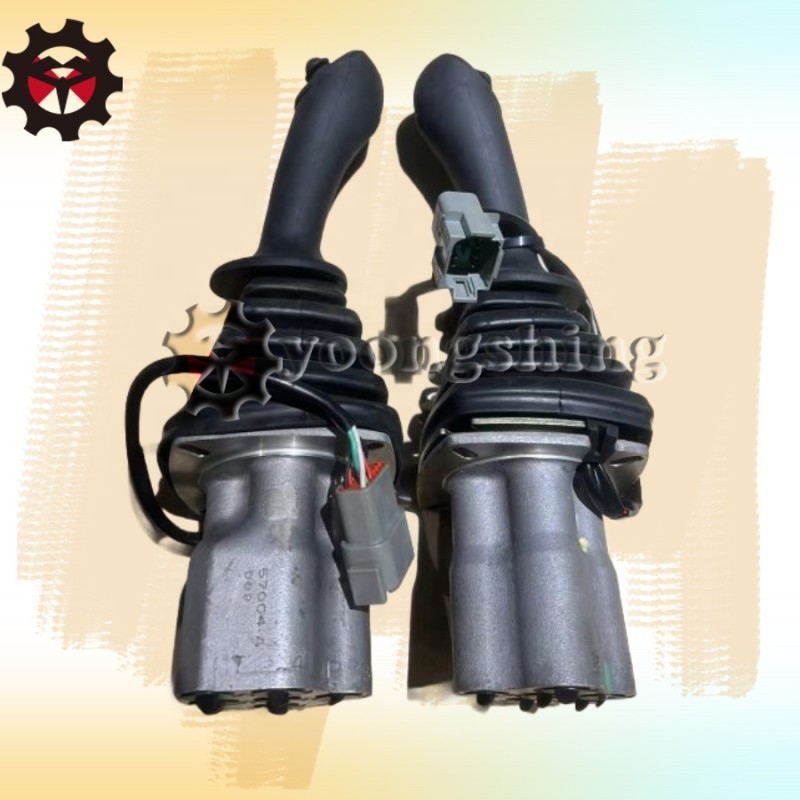 Safety Hydraulic Joystick Controller Smooth Operating Handle Pilot Valve Assy for Excavator
