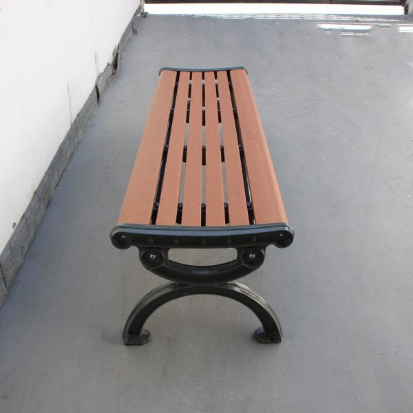 Traditional Rustic Garden Outdoor Wooden Bench With Recycle Composite Material