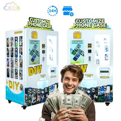 Appareil de vente automatique d'impression de boîtier de téléphone Android IOS avec prise en charge des langues mondiales et méthode de paiement de code QR