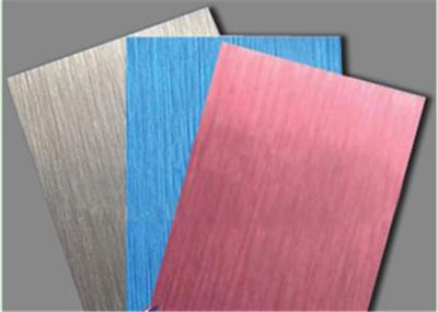 Eco - Friendly Thin Aluminum Sheet With Roughed Brushed Surface For Household Appliance