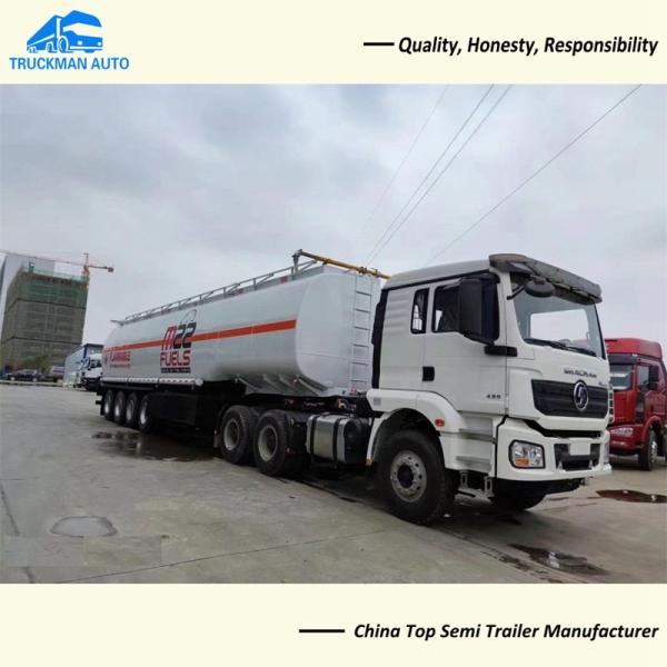 54,000 Liters 4 Axle Oil Tank Trailer Fuel Tanker Semi Trailer For Guinea