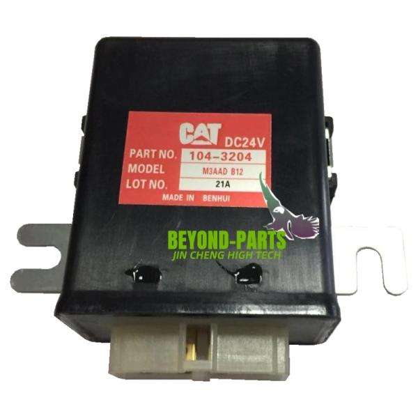 catererpillar 320B Excavator Engine Parts 24V Mechanical Timing Relay M3AAD B12 104-3204 1043204