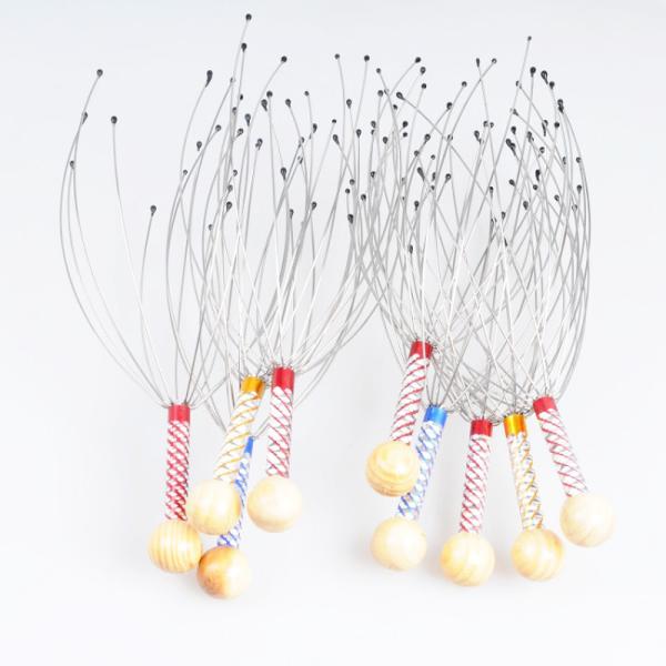 Custom Label Manual 12 Claw Scalp Massager Devices Comfort Head Scalp Massage Machine