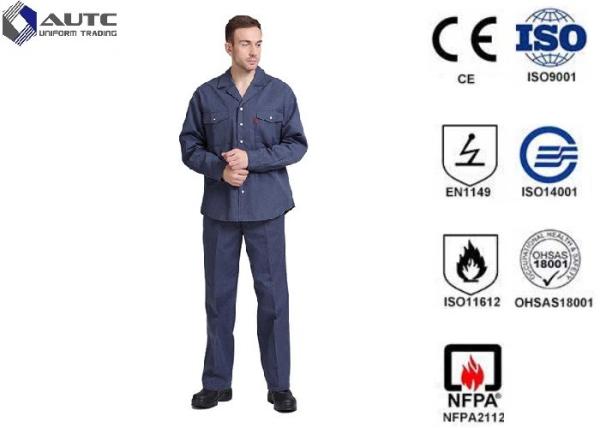 8 Cal PPE Safety Wear Uniforms ASTM F2621 Anti Fire Category 1 Oil Resistant