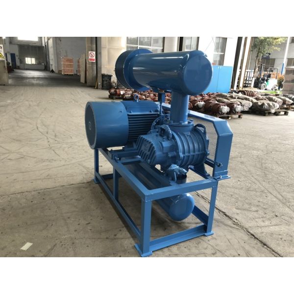 Iron Casting High Pressure Roots Blower Bk7011  Pneumatic Conveying Air Cooling