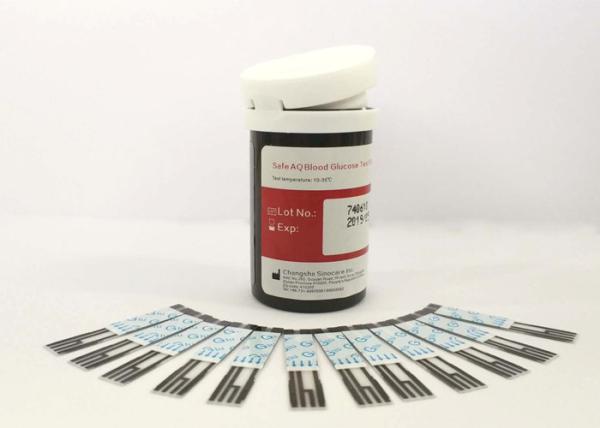 SAFE AQ SMATER Blood Glucose Strips 20-600mg/dL Test Range 10 Test Results