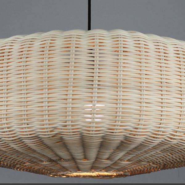 Rattan Lamp Chinese Handmade Pendant Lights Retro Lamp for Dining Room Restaurant Hanging Lamp(WH-WP-52)