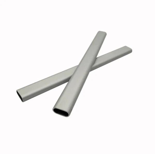 Anodized Oxidation Aluminum Alloy Tube Telescopic Flat Sided Oval Aluminum Tubing