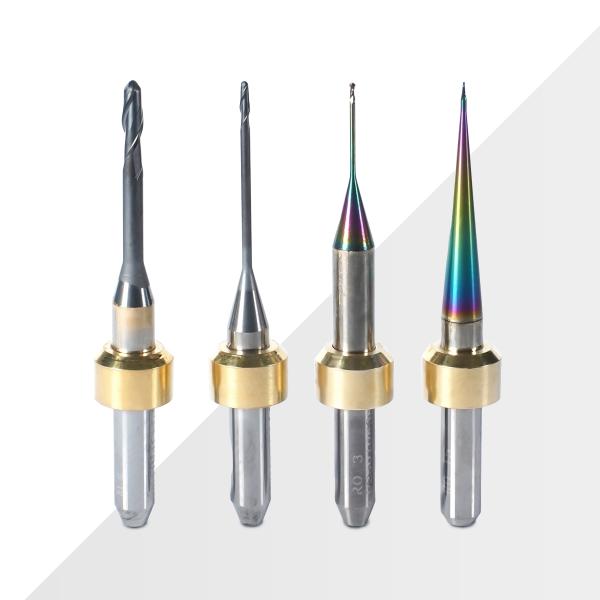 Clinical Dental Milling Burs Restorations Zirconia Cad Cam Milling Burs