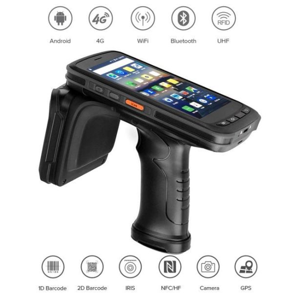 MSDS промышленное Handheld PDA, терминал PDA UHF 1.45GHz Handheld