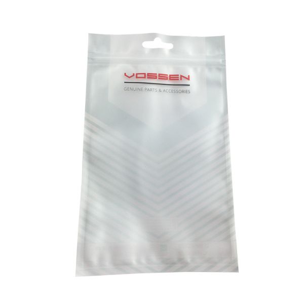 Custom printing heat seal customized color little things plastic bags with hanging hole OPP gift jewelry packaging bags