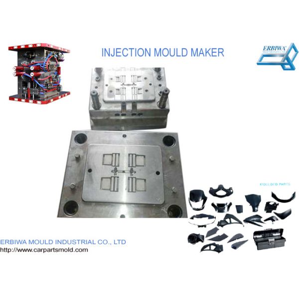 Plastic Injection Molds Auto Trim Molding Durable Hot Runner Standard Size