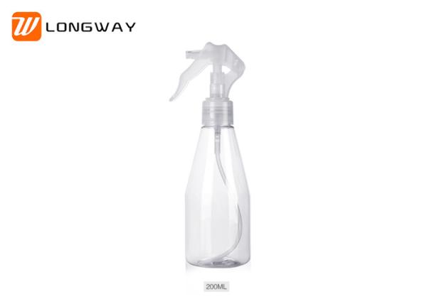 Sprayer bottle clear PET plastic 200ml super fine mist trigger sprayer leak-proof great for cleaning products