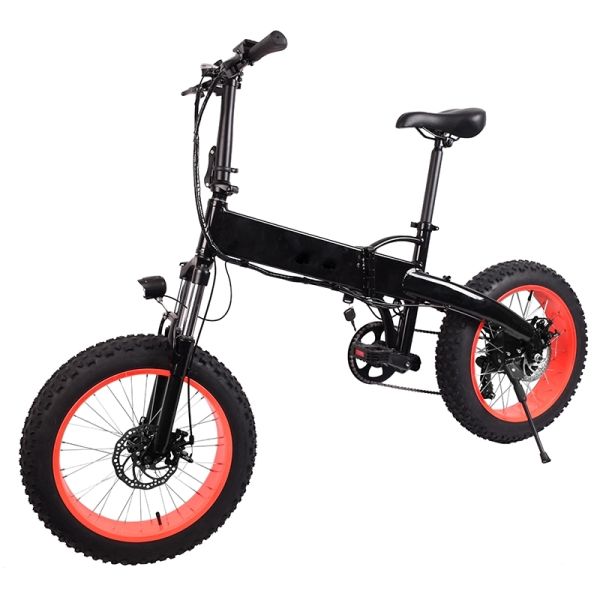 TM-KV-2070 Foldable Electric Moped Bike Big Fat Tire 20 Inch Size With Pedals