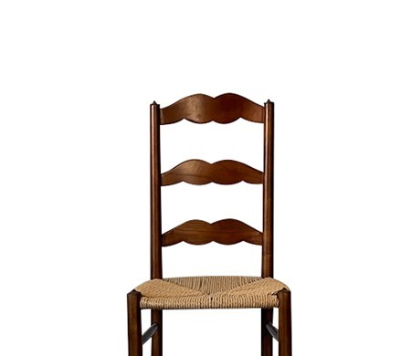 Rush Seat Traditional Ladder Back Chair  CYC-062