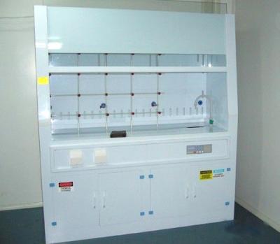 Safety Stainless Steel Fume Hood , Chemical Fume Hood 6mm Thick Acid Compact Board