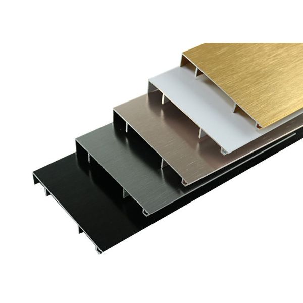 Wall Base Protection Aluminium Skirting Profile Anodized