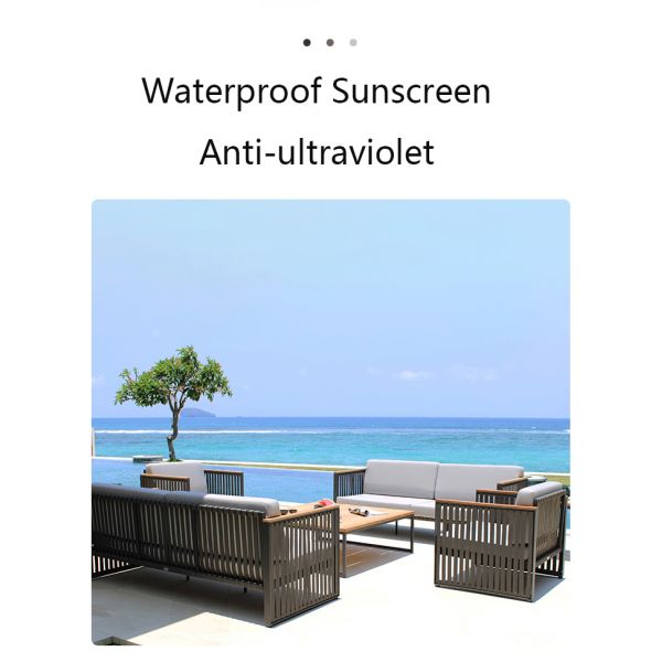 Patio Sofa Chair Sale Aluminum Alloy High Quality Modern Rattan Garden Furniture Set
