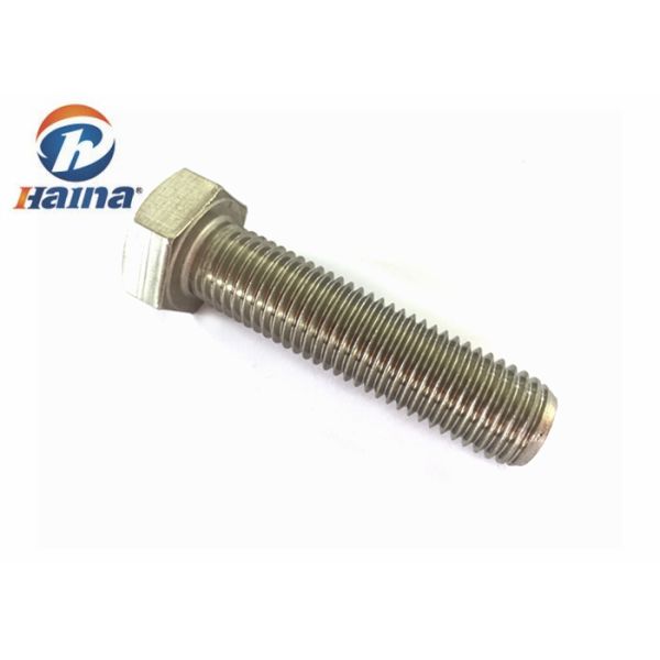 DIN931 Stainless Steel 304 316 High Quality Hex Head Bolt for factory price