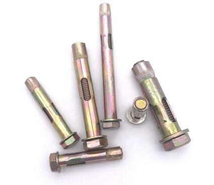 M6 M8 M10 Hex Head Bolt Carbon Steel Zinc Plated Expansion Anchor Bolt