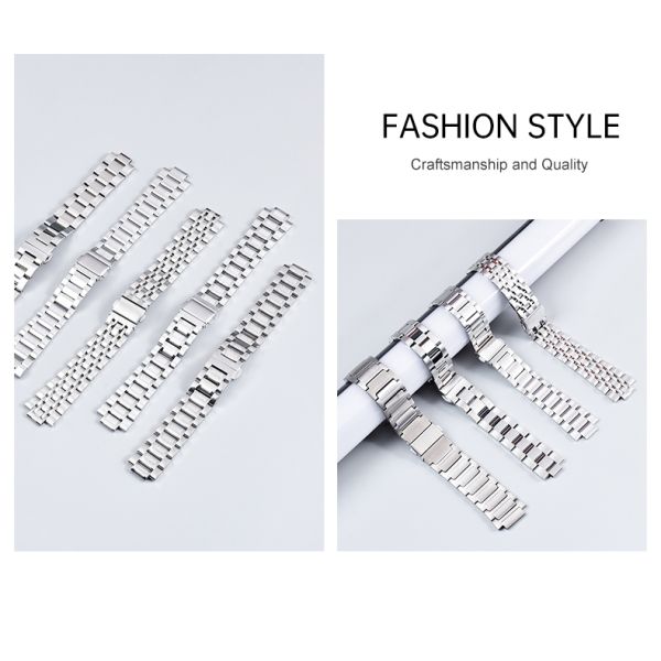 Stainless Steel Watch Band · Compatible With GMT Diving Smartwatches