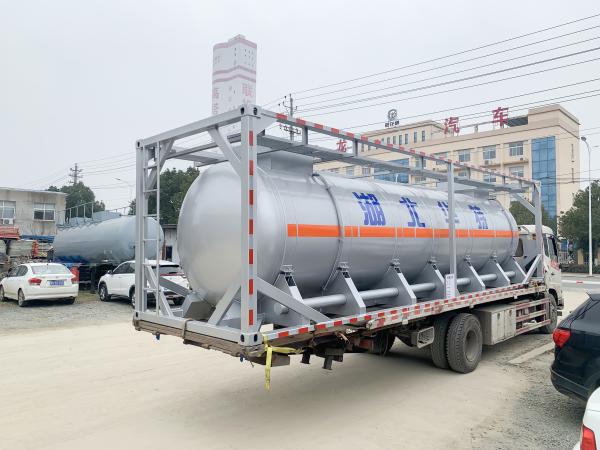Aluminum Alloy ISO Tank Container Capacity 28000 Liters 30FT Transport Tank Container