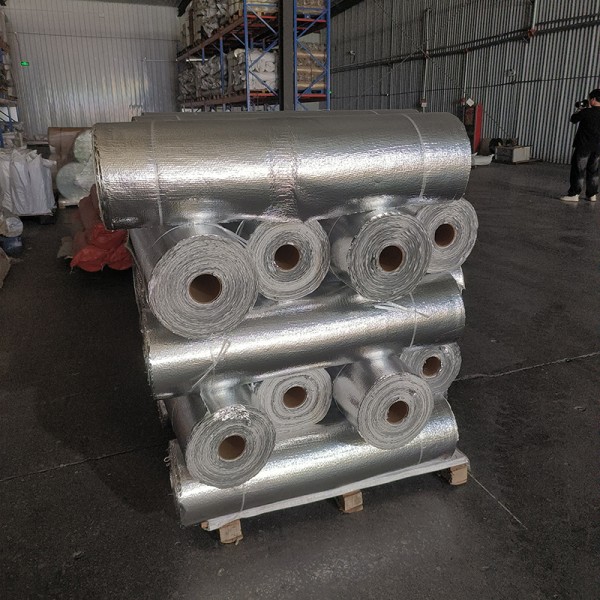 Fireproof Waterproof Aluminum Foil Fiberglass Cloth Insulation Composite High Strength