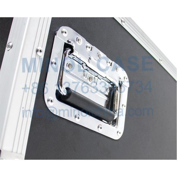 Aluminum Durable Utility Truck Pack Transport Flight Case 45 Rubber-Lined Cable Truck Road Case With Heavy Duty Caster
