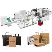 Machine inférieure de fabrication de sac de papier d'emballage de place de Fect avec la poignée