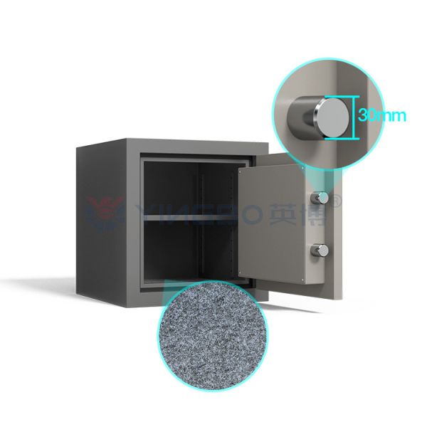 House Safes Fireproof Key Open Lock Box For Security Fireproof Office Safe