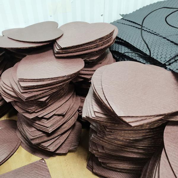 Corrugated Compressive chocolate box cushion pads Star Shape