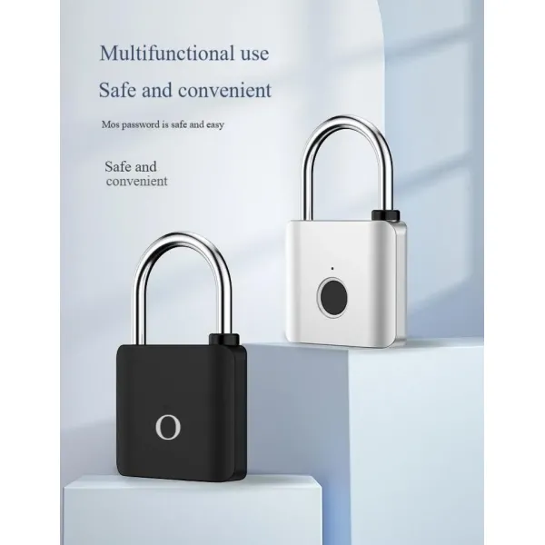 Fingerprint Padlock Home Warehouse Patio Gate Padlock