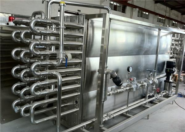 1000 LPH Milk Fruit Juice Pasteurization Machine SS 304 / SS 316 Material